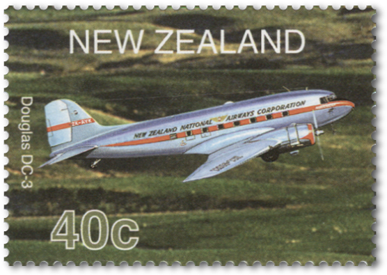 Single Stamp - Douglas Dc-3 (600x600), Png Download