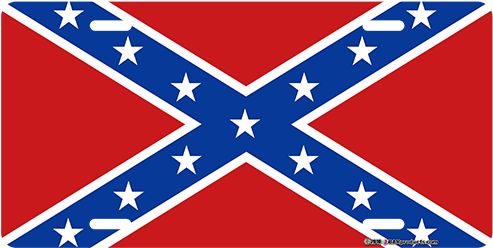 Rebel Flag License Plate - Southern Nation: The New Rise (500x500), Png Download