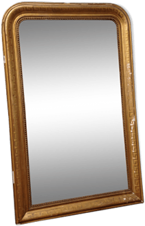 Gold Louis Philippe Mirror - Mirror (600x600), Png Download