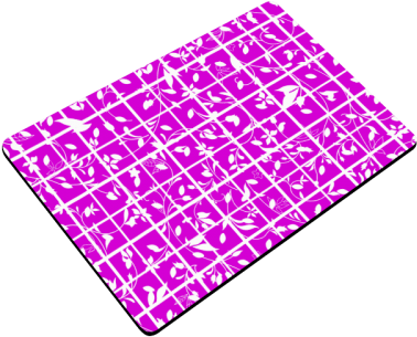 Pink Swirls Doormat - Bathroom (500x500), Png Download