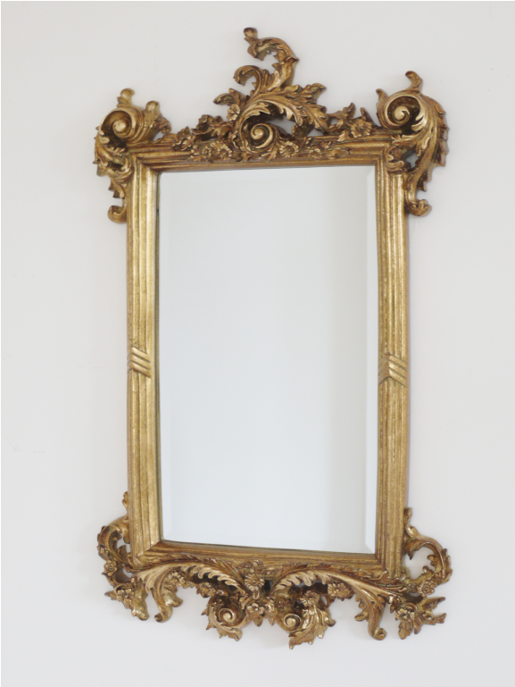 Ornate Gold Mirror - Mirror (1152x768), Png Download