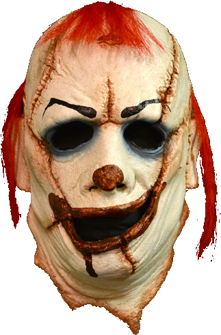 Leatherface Clown Horror Face Mask - Skinner The Clown Mask (359x502), Png Download