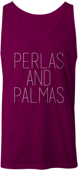 Perlas & Palmas - Active Tank (337x599), Png Download