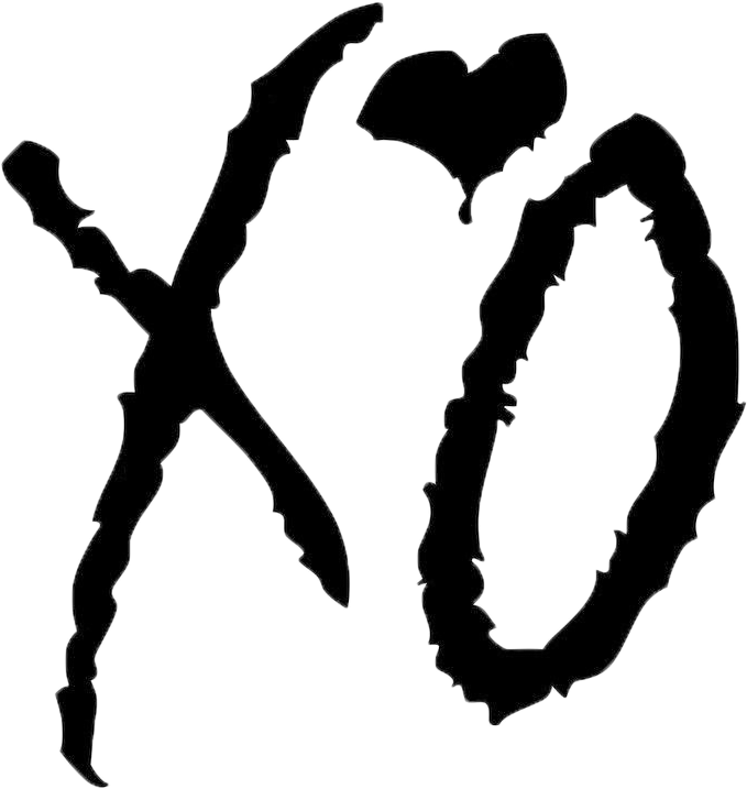 Filterxo - Weeknd Xo Black And White (1080x1920), Png Download