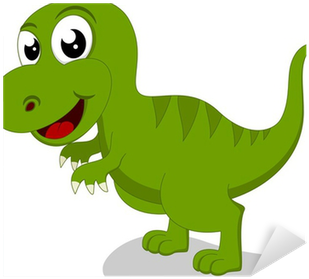 Happy T Rex Cartoon (400x400), Png Download