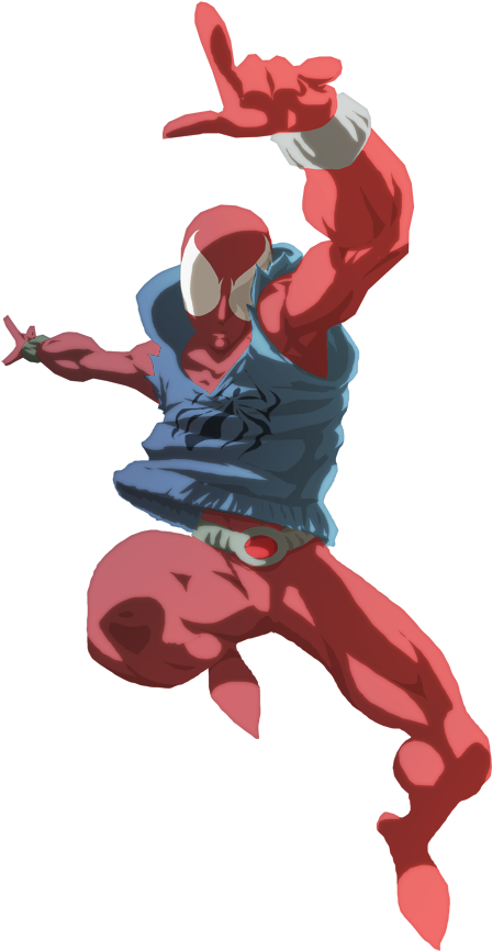 Aranha-escarlate - Spider Man Scarlet Suit (522x900), Png Download