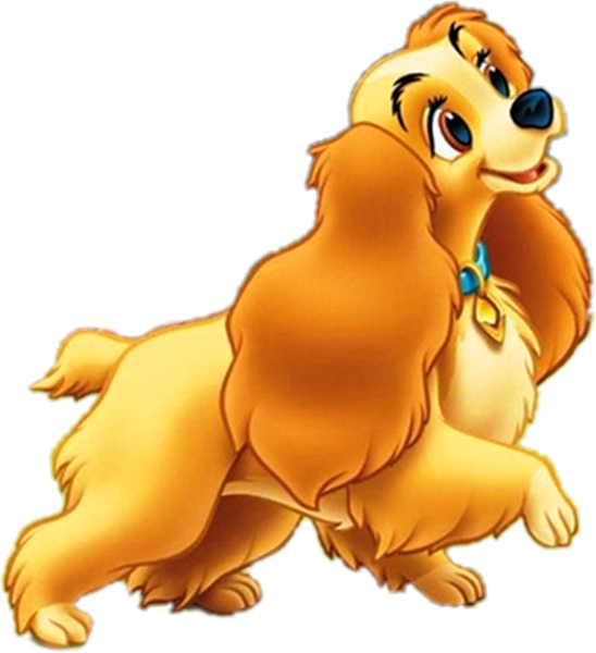 Lady Free Png Picture Clipart The Lady & The Tramp - Lady And The Tramp Png (548x600), Png Download