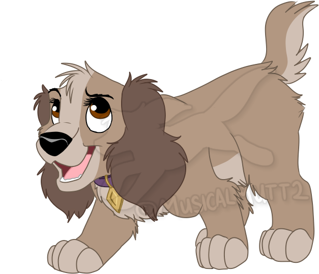 Rose Ref 2016 - Lady And The Tramp Oc (800x634), Png Download