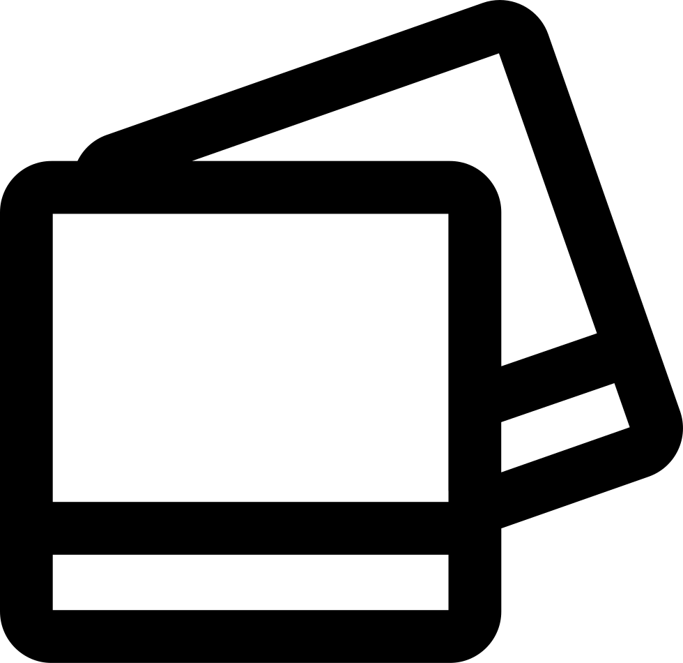 Blank Polaroid Pictures Comments - Polaroid Icon Png White (980x950), Png Download