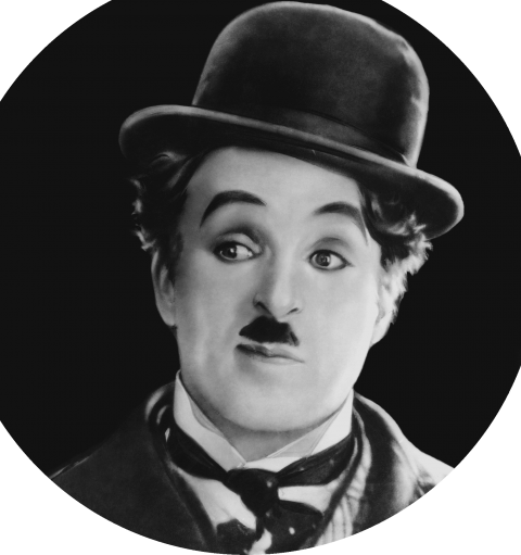 Free Png Charlie Chaplin Png Images Transparent - Charlie Chaplin Poster Portrait 24x36 (480x511), Png Download
