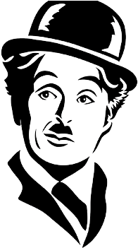 Cor Do Fundo - Charlie Chaplin (350x350), Png Download