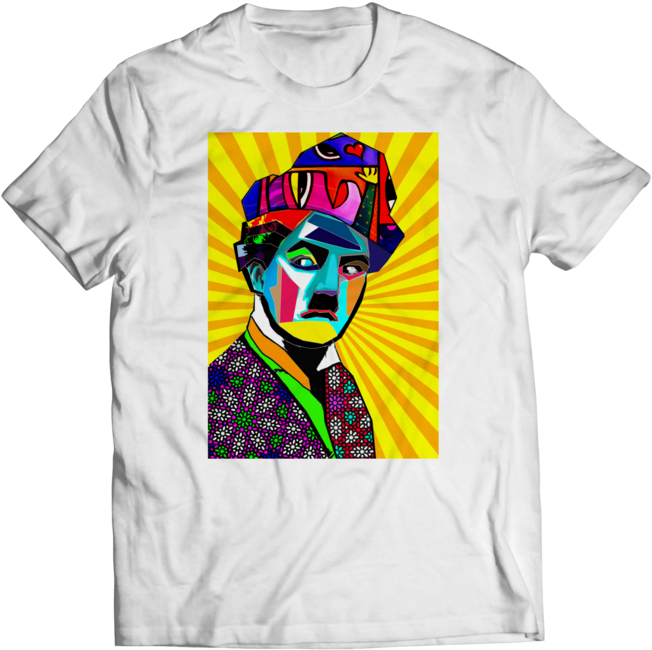 Charlie Chaplin Pop Art - Air Force Mom Shirt (700x700), Png Download