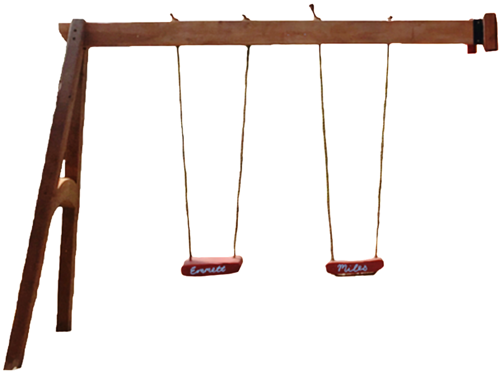 A-frame Charmed Swingset - Charmed Playhouses (1024x762), Png Download