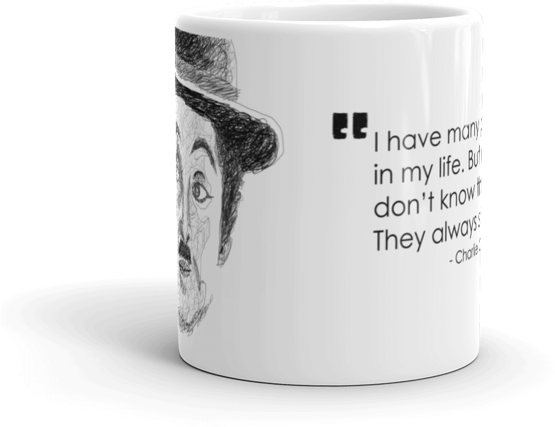 Charlie Chaplin Mug - Coffee Cup (1000x1000), Png Download