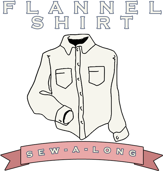 Flannel Shirt Sew A Long - Shirt (600x613), Png Download