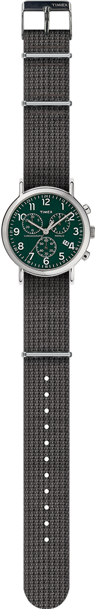 Weekender Chronograph 40mm Fabric Strap Watch Large - Timex Weekender Chrono (1000x1200), Png Download
