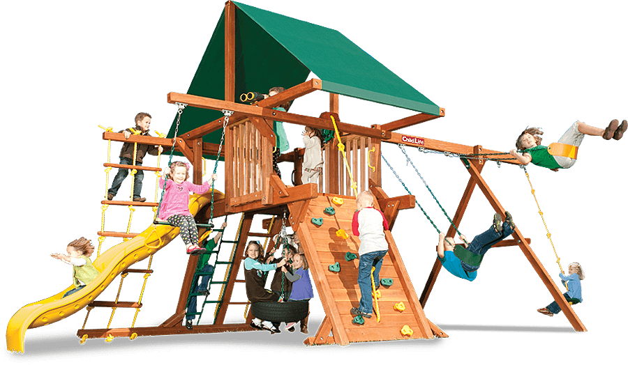 Wooden Swing Sets - Swing (900x524), Png Download