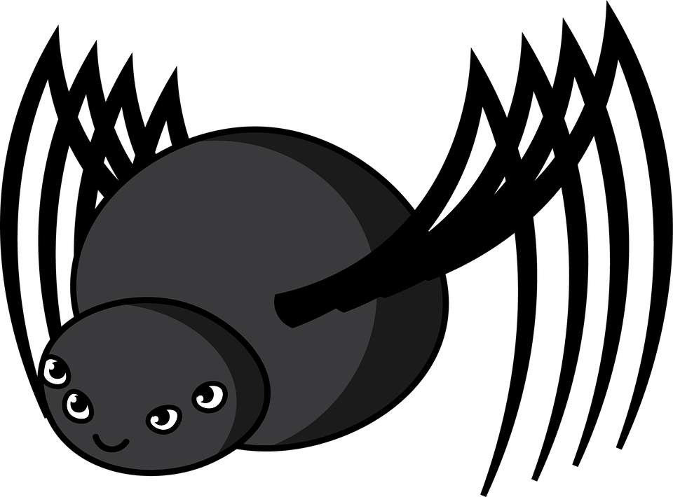 Friendly Spider Clipart Free - Anansi Spider (960x710), Png Download