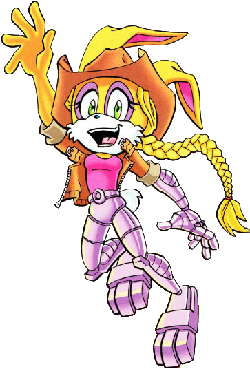 Spider Clipart Wave - Sonic Bunnie (363x536), Png Download