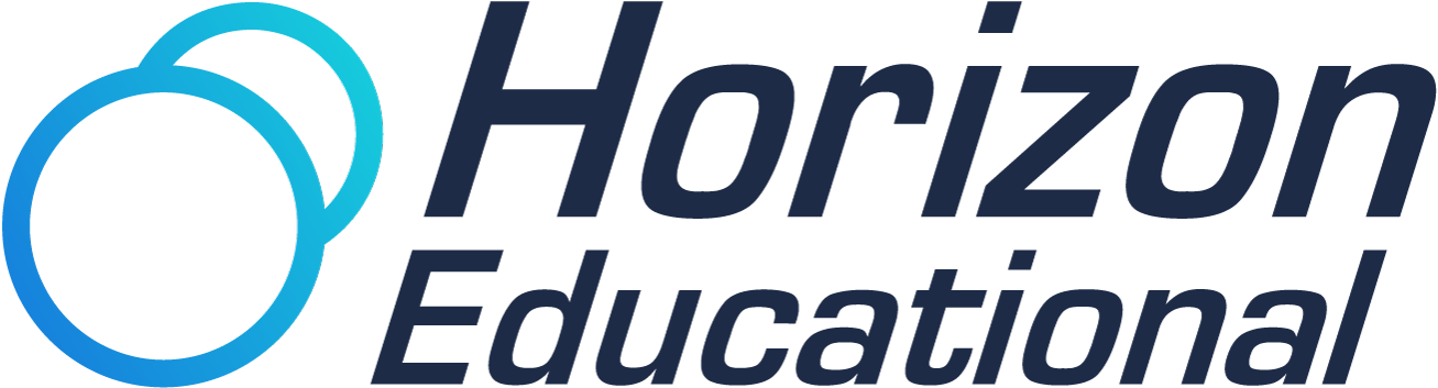 Logo Horizon Educational Blue - All Your Dreams...and More (1981-1984) (1500x541), Png Download