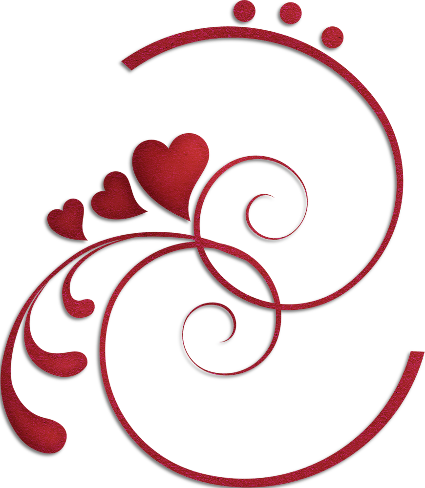 Фото, Автор Natalia - Hearts Clipart (870x1000), Png Download