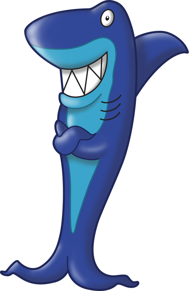 Let Me Drop Some Knowledge On You - Cartoon Shark Standing Up (644x989), Png Download