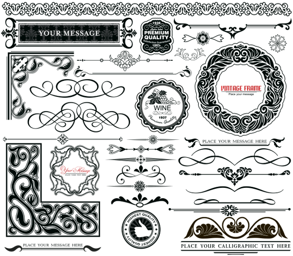 Винтажный Узор, Винтажный Орнамент, Бордюр, Vintage - Smarthair Professional Salon Cape Polyester Haircut (600x524), Png Download