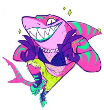 Roxie Street Sharks (625x352), Png Download