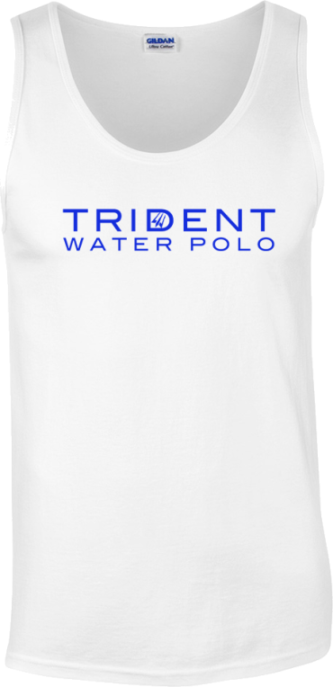Trident Cotton Tank Top - Active Tank (370x764), Png Download