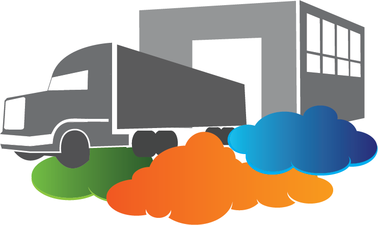 Distribution Cloud Erp Solutions - Sales And Distribution Icon (742x441), Png Download