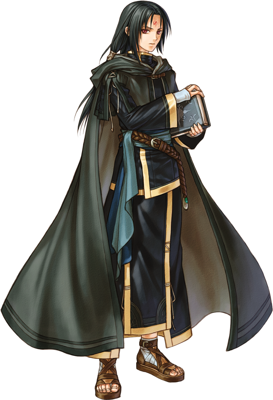 Path Of Radiance Render - Witch And Wizard The One (1000x1388), Png Download