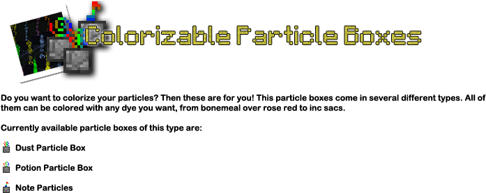 Particle Decoration Mod - Particle (724x277), Png Download