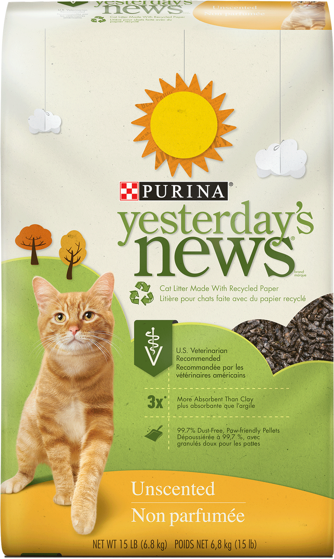 Yesterday's News Cat Litter (2000x2000), Png Download