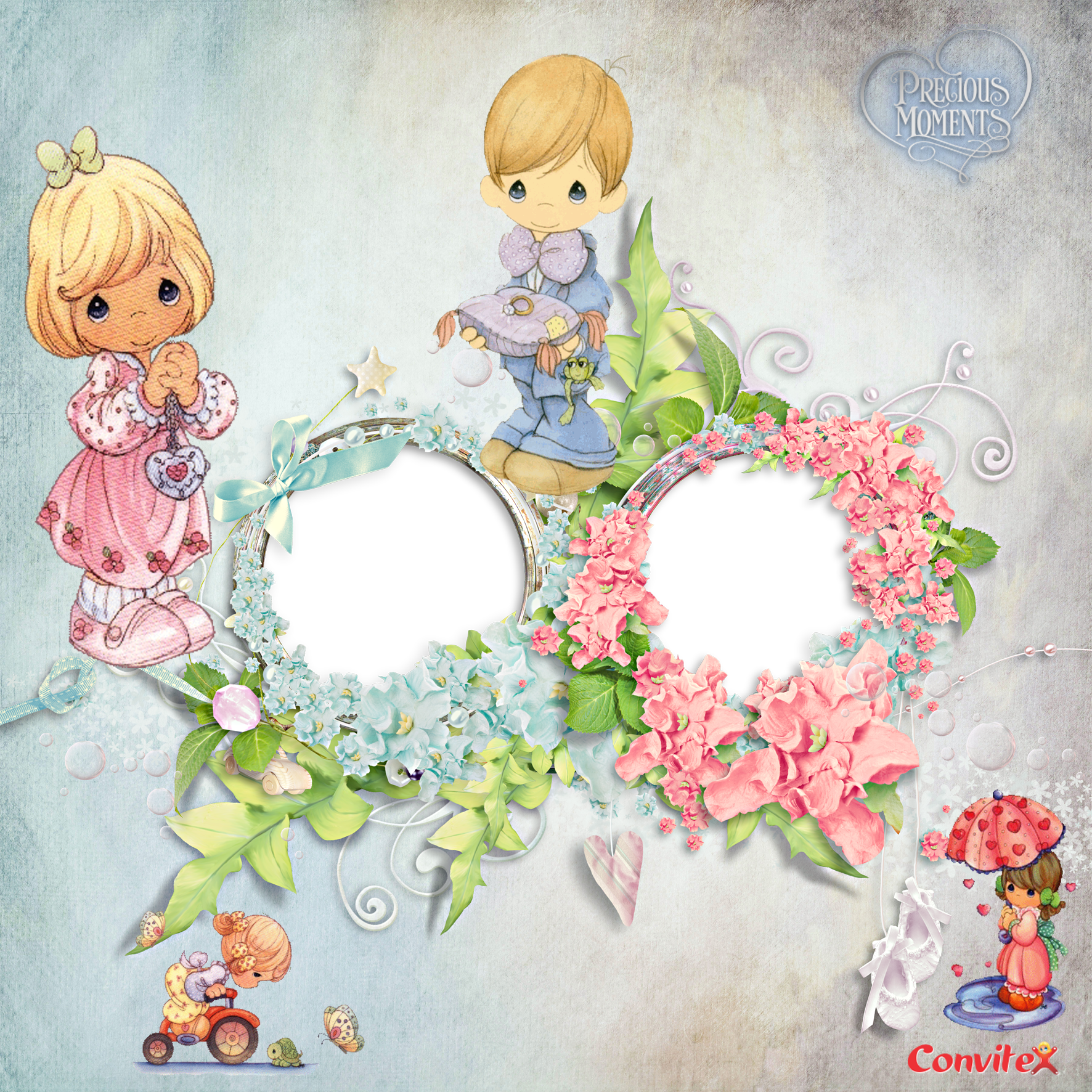 Scrapbook Precious Moments - Marcos Para Fotos Precious Moments (1772x1772), Png Download