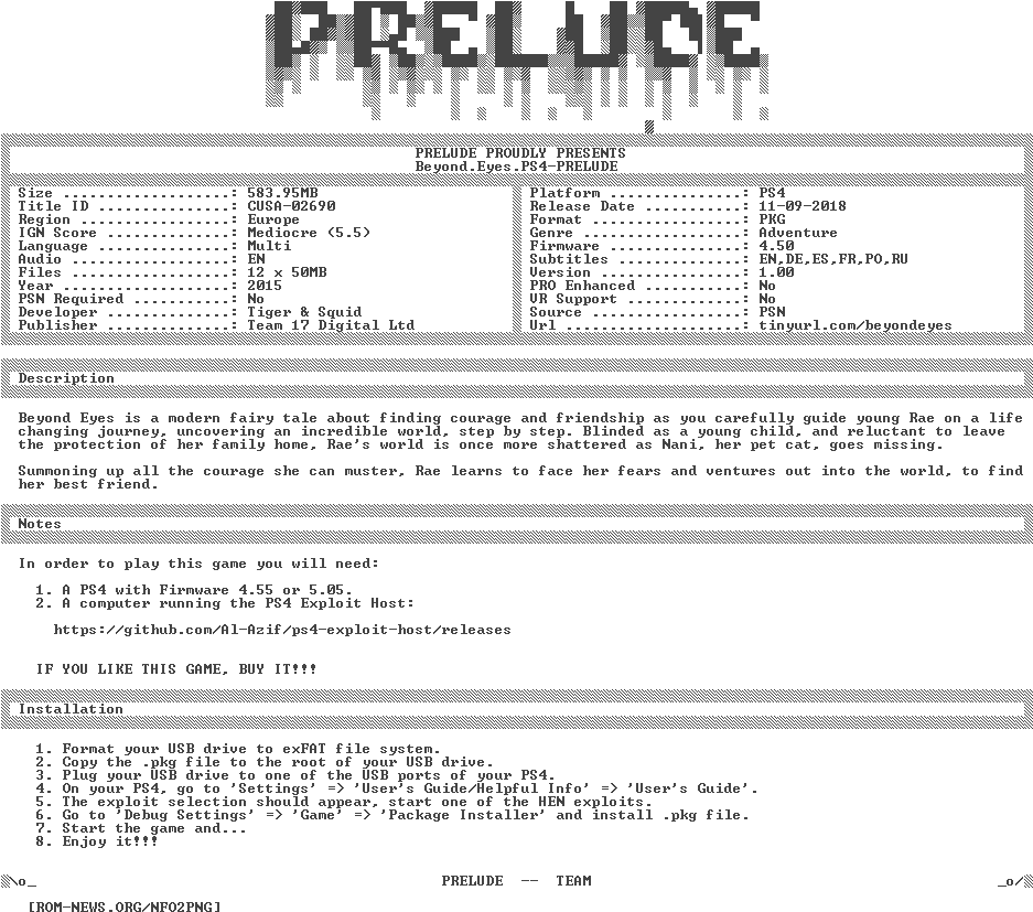 Eyes - Ps4-prelude - - Playstation 4 (936x840), Png Download