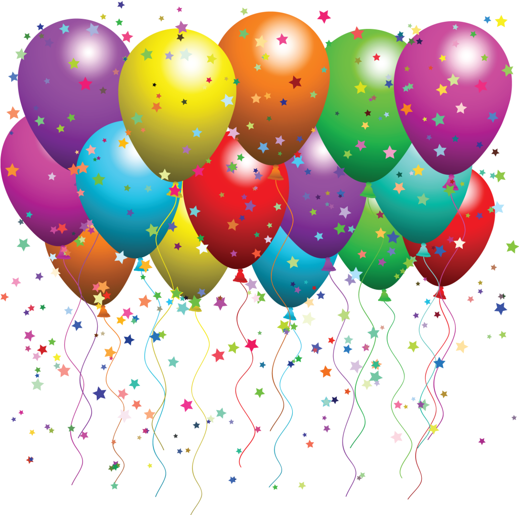 Birthday Balloon Graphics (1024x1024), Png Download