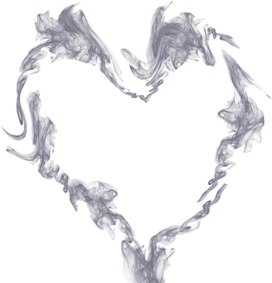Heart Smoke Png - Smoke Heart Png (1024x1024), Png Download