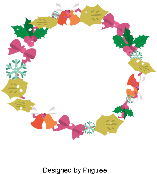 Lovely Christmas Garlands, Vector Png, Christmas, Christmas - Christmas Day (800x800), Png Download