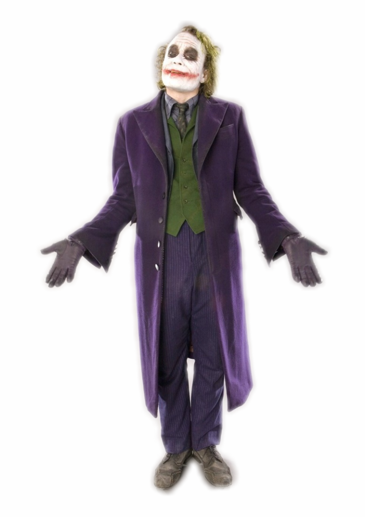 Heath Ledger Joker (748x1061), Png Download