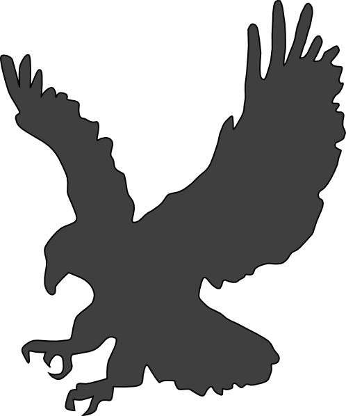 How To Set Use Charcoal Eagle Clipart (498x598), Png Download