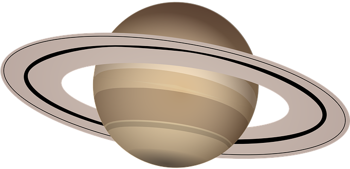 Jupiter Clip Art - Saturn Clip Art (600x286), Png Download