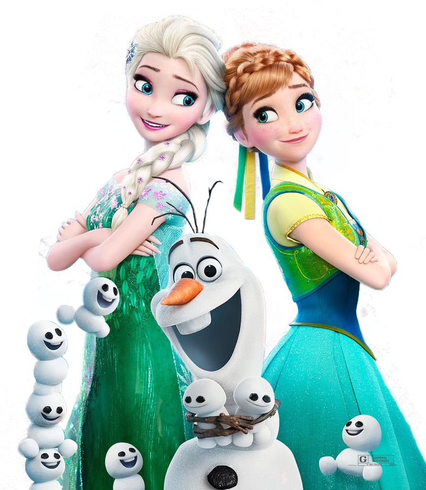 Frozen Fever Transparent Poster Elsa Anna Olaf Png Full Size Png Download Seekpng