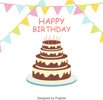 Birthday Cake Vectors Png - Happy Birthday To Female Runner, To Customize (360x360), Png Download