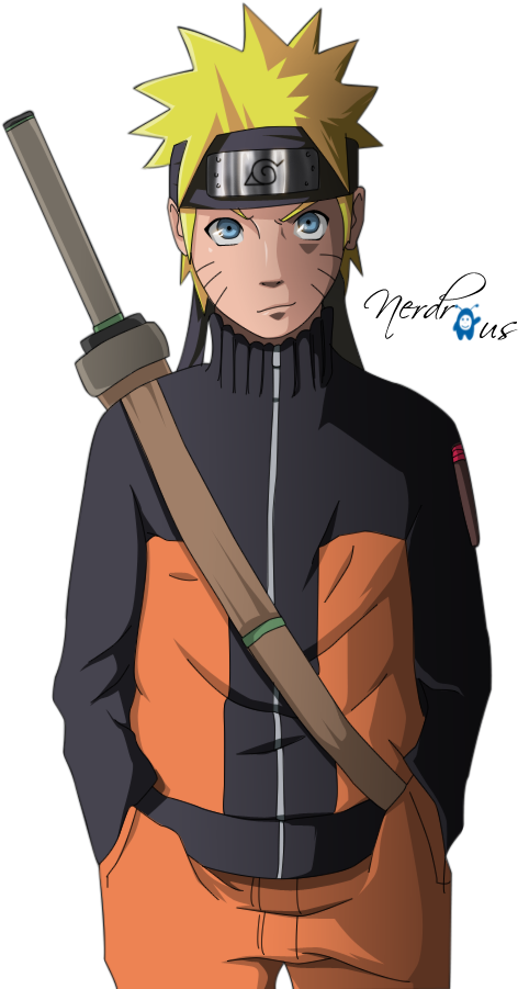 Naruto Hd Render 2 By Nerdr0us-d3adefj - Naruto And Sasuke Nike (500x900), Png Download