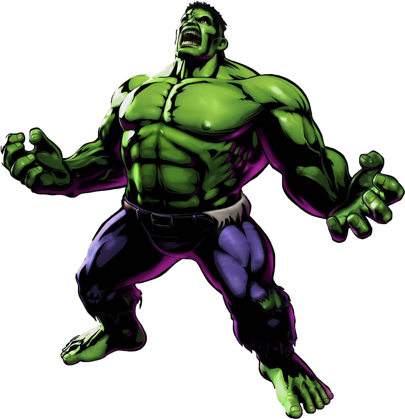 #hulk #clip #art - Hulk Marvel Vs Capcom 3 (1566x1600), Png Download