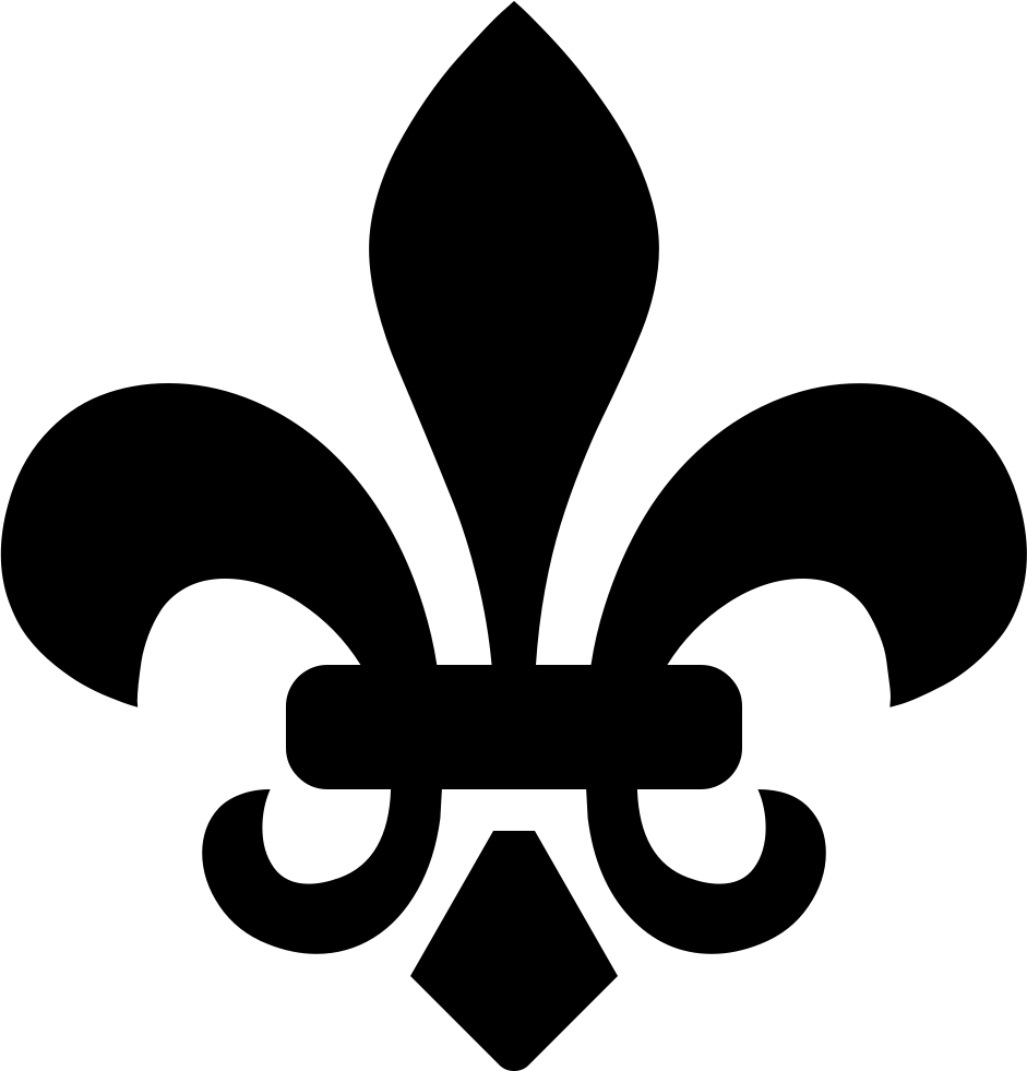Fleur De Lis - Fleur De Lis Icon (941x981), Png Download