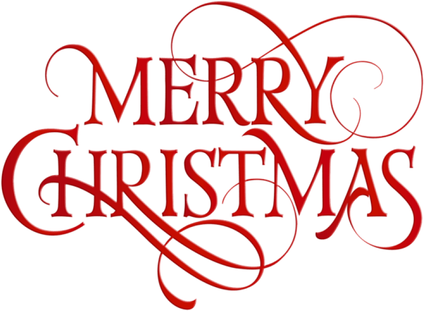 Merry Christmas Red Transparent Png Clip Art - Merry Christmas Png Transparent (600x439), Png Download