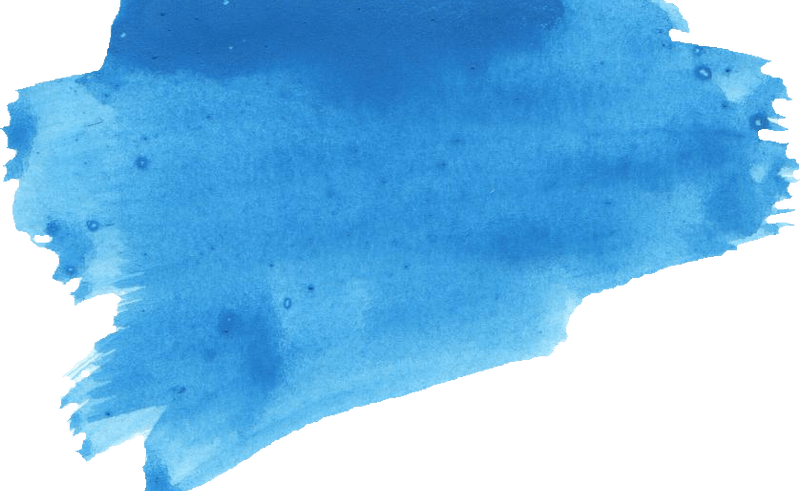 Paint Png K Pictures Full Hq Wallpaper - Blue Watercolor Brush Png (450x300), Png Download