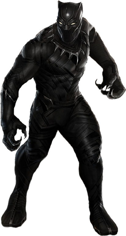 Black Panther - Black Panther Marvel Png (429x784), Png Download