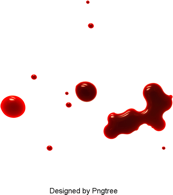 Realistic Drops Of Blood, Blood Clipart, Blood Drop, - Portable Network Graphics (800x800), Png Download